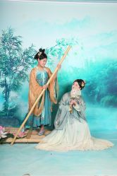 -后宫·古装汉服京剧儿童亲子全家福摄影