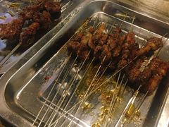 秦川黄牛招牌烤肉筋-叁宝烧烤 西安烧烤 领跑品牌(学府路店)