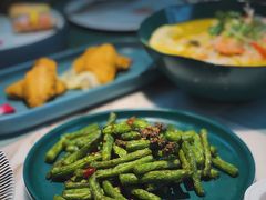 黑松露四季豆-蜜桃花开·中西融合菜E&W(南长街店)