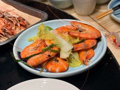 清蒸本地盐旺虾-三个渔夫·蒸汽海鲜(万德大厦店)