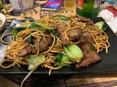 鸡蛋牛肉炒面-老味烧烤(园林路店)