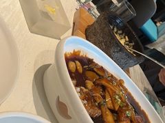 温式黄鱼烧年糕-柒园·三十年创意杭帮菜(龙湖滨江天街店)