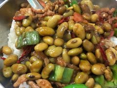 毛豆炒肉盖浇饭-谭哥盖浇饭(莲花小区店)