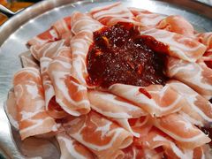 五花肉肥牛三吃锅-韩食汇