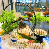 传统艺术盆栽和海鲜的完美融合体,海鲜盆栽,你吃过吗?