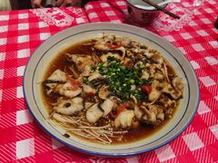 麒麟酱蒸鱼片-荆九爷爆炒桥头三嫩(浙大店)