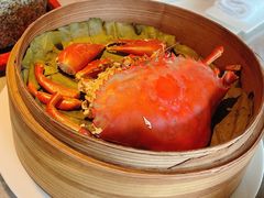 清蒸红膏蟹-木守西溪溪隐餐厅