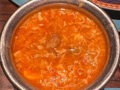 酸辣鸡肉蛋花汤-甘尼仕印度餐厅爵士酒吧(阳春巷店)