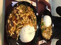鱼香肉丝盖饭&nbsp;孜然羊肉盖饭-万佳广场(台东店)
