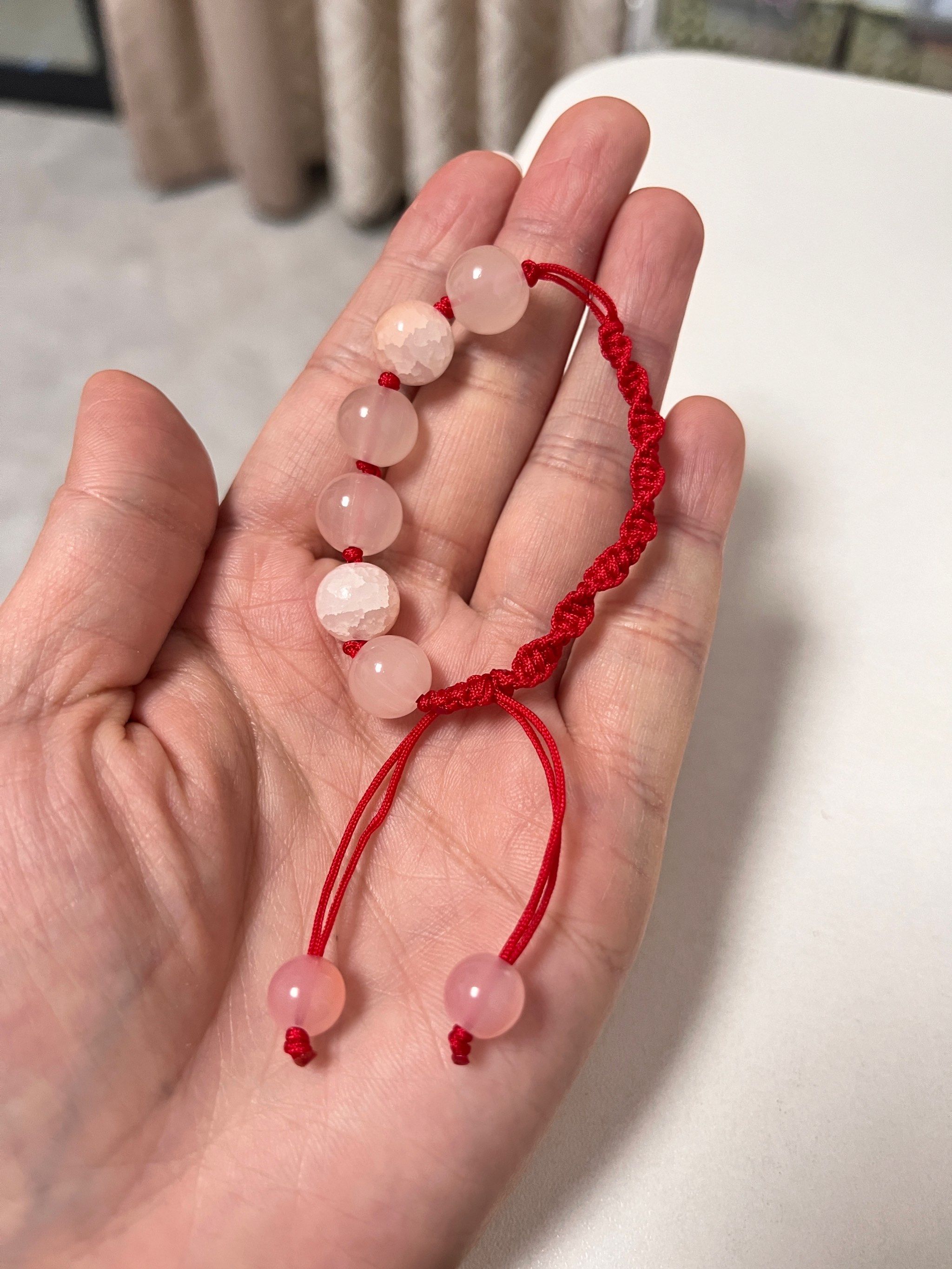 手工编织手链真心赞