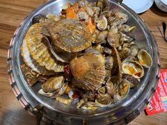 -东来菜馆•手抓海鲜家常菜•海鲜锅贴(鸽子窝店)