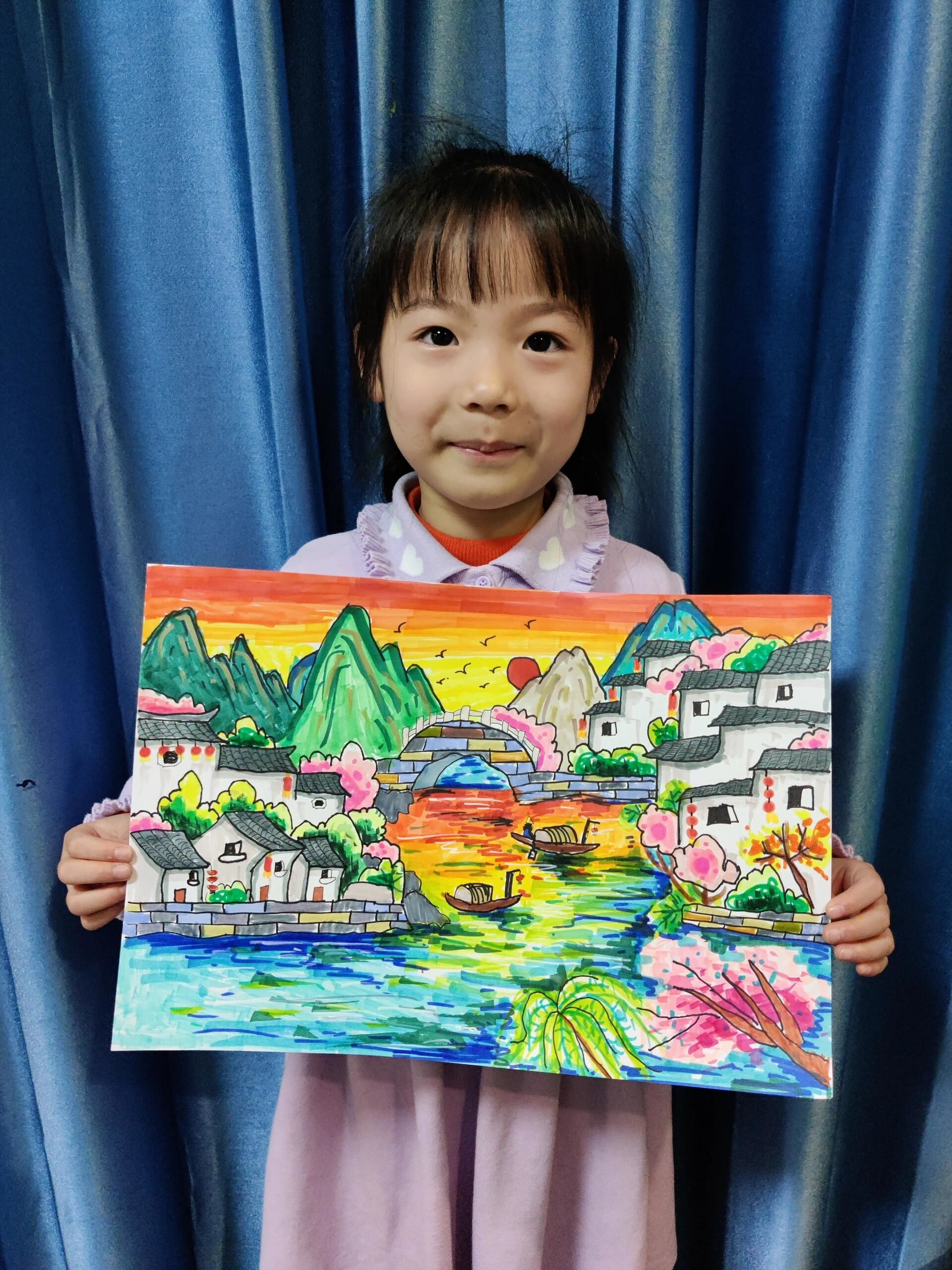 《水乡风景画》