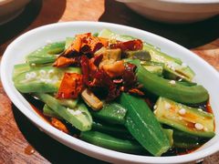 捞汁鲜秋葵-前海沿·青岛菜(大拇指广场石老人店)