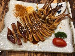 现烤整只大鱿鱼-小川洋风料理(街道口店)