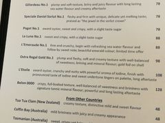 菜单-Ambrosia Oyster Bar & Grill