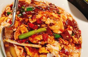 Yellow Gong Pepper Duck Blood Vinegar Stir-Fried Eggs