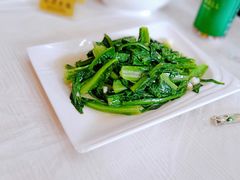 素炒油麦菜-覃记海鲜美食餐厅