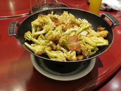 干锅有机菜花-北平楼·烤鸭·北京菜(牡丹园店)