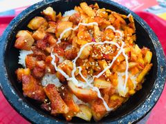 喜洋洋鸡肉拌饭-北京大学-燕南食堂