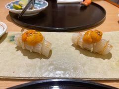 枪鱿鱼海胆寿司-鮨青(恒基名人购物中心店)