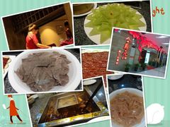 跟随大众点评团活动去的，所以价格就不大清楚了，图片是几张拼合的。-满江红火锅(凯德店)