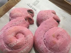 火龙果蓝莓-LELECHA乐乐茶(上海五角场万达广场店)