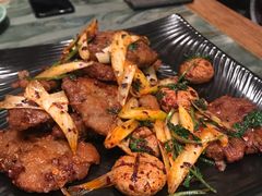 口蘑香煎羊外脊-那家小馆•北京菜•烤鸭(香山店)