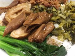 卤肉拼大肠-狮头牌卤味研究所·卤味饭(花城汇南区店)
