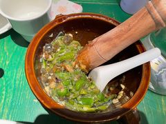 皮蛋青椒擂茄子-费大厨辣椒炒肉(太平老街店)