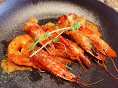初榨橄榄油蒜香大虾配虾油辣酱-五感食喜(南城店)