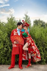 -红番婚纱礼服