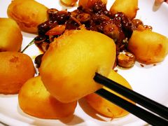 脆皮鲜奶拼蚝油牛肉-和记小菜(大宁店)