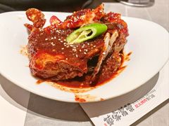 草家招牌酱辣蟹-草家酱蟹炭火烤肉店(珲春南路一店)