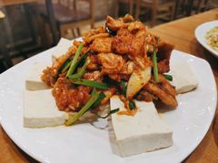 泡菜豆腐-喇喇排骨火锅·传统韩式脊骨汤(望京西园总店)
