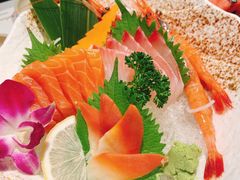 现切三文鱼刺身盘-千寻山野烤肉(天虹店)