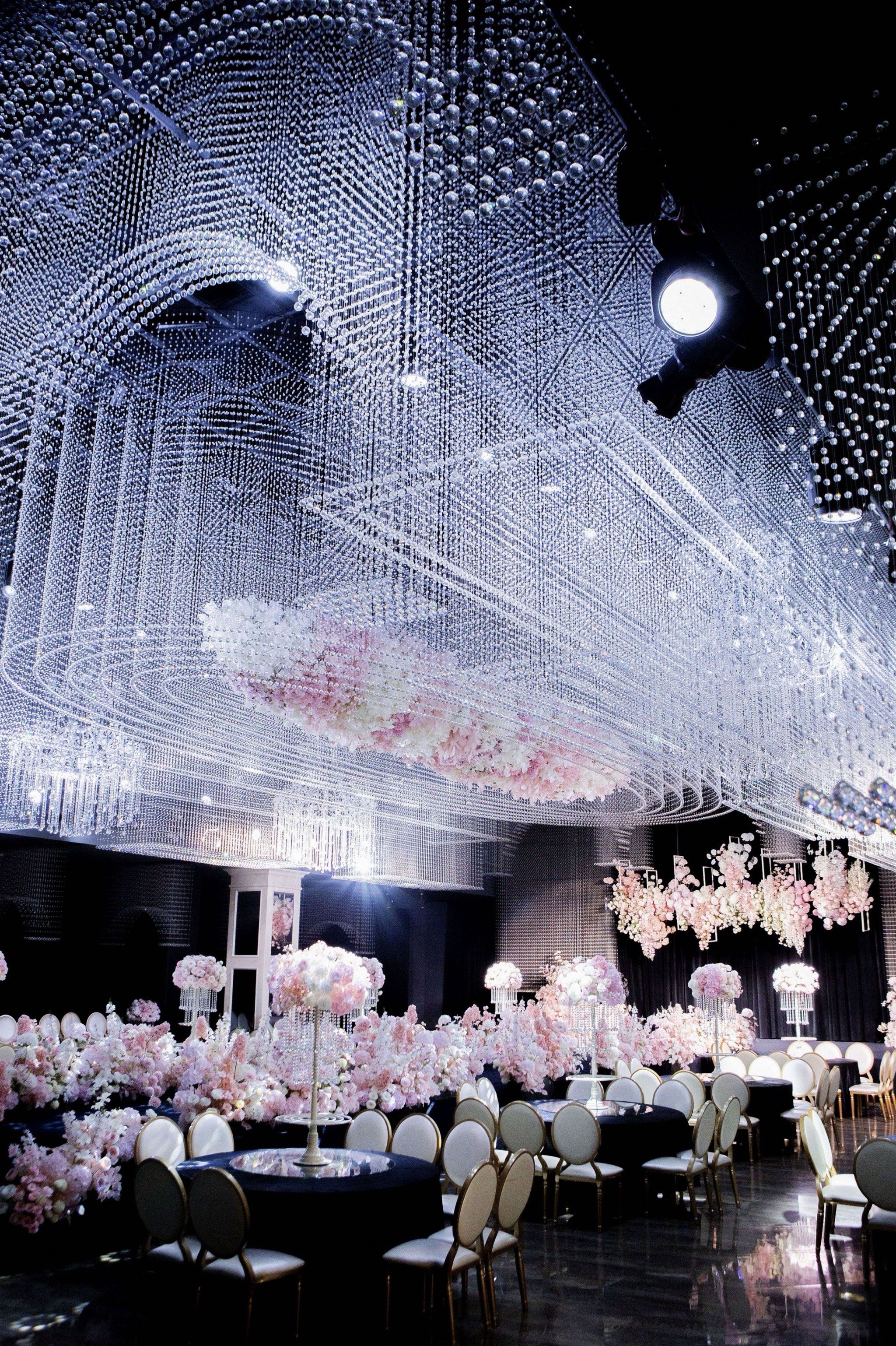 芜湖婚礼堂98全鲜花水晶婚礼真的好美啊!