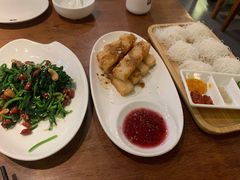 小叶菠菜拌双仁-黑鸡小馆(金源店)