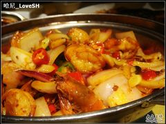 干锅虾-鹿港小镇经典老上海菜(长乐路店)