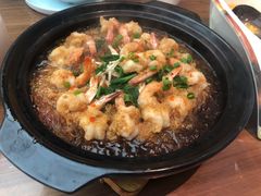 生焖开边虾-有红鸡毛店·川菜(建设路店)