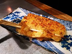 蒜香烤大豆皮-探鱼·鲜青椒爽麻烤鱼(银泰城店)
