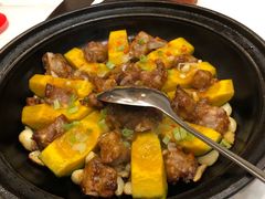 砂锅南瓜焗排骨-枫盈轩中餐厅(枫丹白鹭酒店)