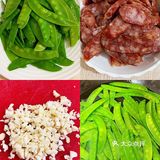 荷兰豆炒腊肉，荤素搭配超级好吃