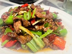 炒黄牛肉-洪福饭店·十八年老店