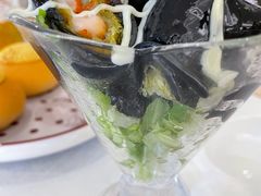 黑米鱼香脆虾肠-龙悦湾酒家·八阵鱼生·渔人码头店