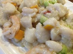 虾仁爆鳕鱼-老城味道·传统天津菜(杨柳青店)