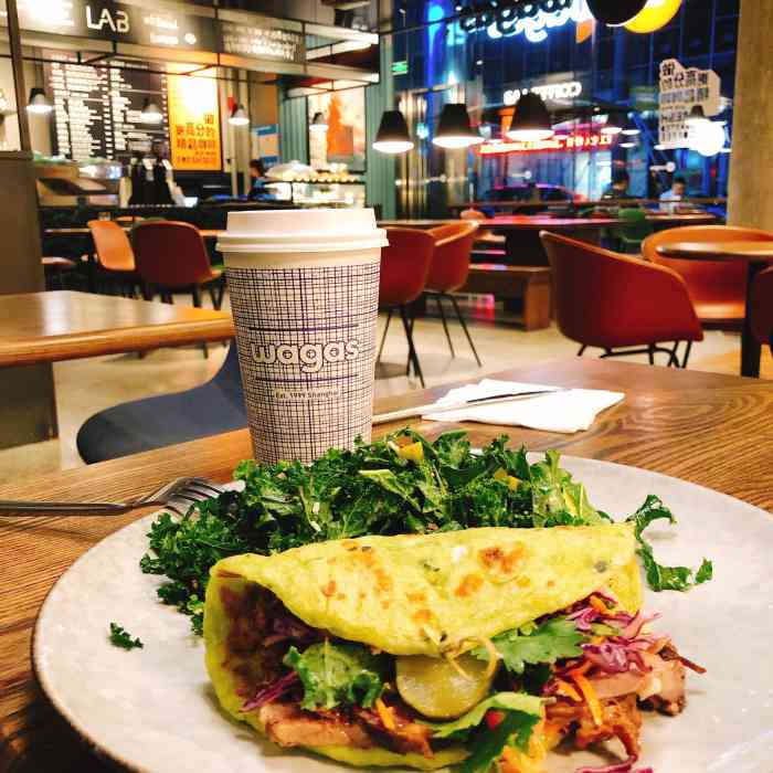 wagas沃歌斯(深圳湾1号店)-"雪人宝宝过来散步,就近解决晚饭.