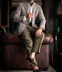 点击看大图 -怒马会 全麻衬西装高级定制