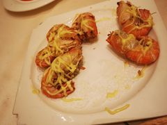 芥末酱炸虾-沙龙酒家