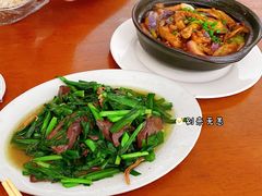 韭菜炒鹅血-四嫂鹅肉店(银海南二横街店)