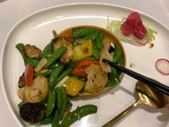 碧绿菌皇炒带子-喜粤8号(四海唐人街店)